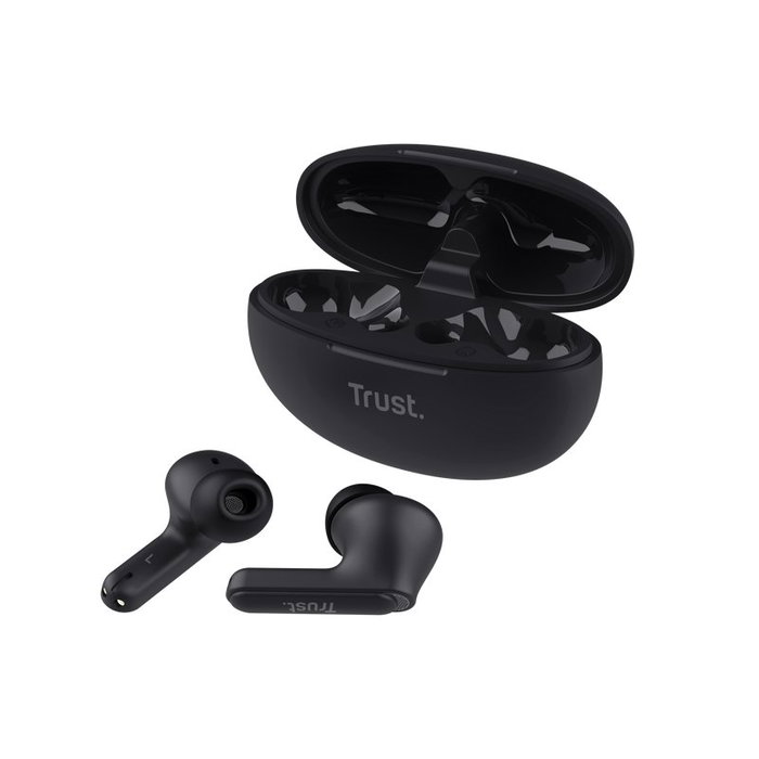 Trust Yavi Auriculares Bluetooth ENC con estuche de carga - Negros Trust Yavi Auriculares Bluetooth ENC con estuche de carga - Negros
